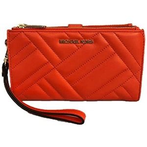 Michael Kors Double Zip Wristlet Mandarin Wallet
